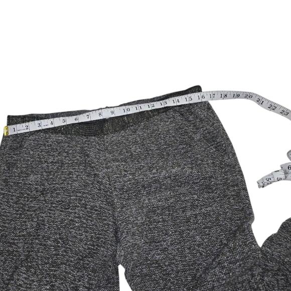 Free People Metallic Knit Jogger Gray Gold Milo Elastic Waist Pull On Size Small - Picture 2 of 8